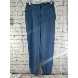 Rae Mode Joggers Sweatpants Size M Zipper Front Teal